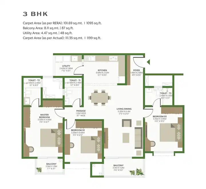 alembic cloud forest 3 bhk floor plan alembic cloud forest 3 bhk floor plan