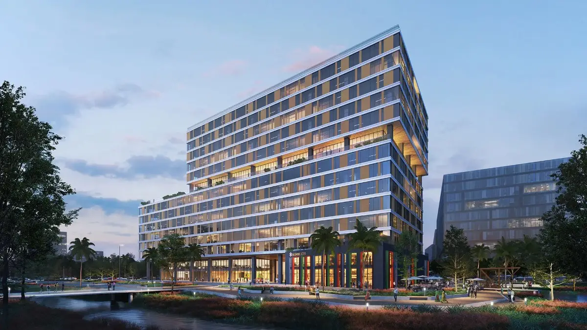 alembic cloud forest office space inside the campus